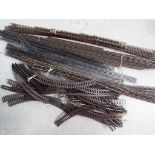 Hornby Triang - a large quantity of OO gauge twin-rail track, long straights,