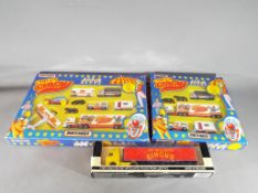 Matchbox - Two boxed Matchbox Circus Circus sets comprising # MC803 and # MC804 and a boxed 1:76