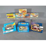 Matchbox - eight mint and boxed Matchbox vehicles to include #1 Dodge Challenger, #3 Porsche Turbo,