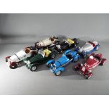 Bburago / Burago - Seven unboxed diecast model motor vehicles by Bburago, models appear VG to NM.