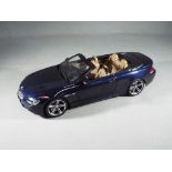 Kyosho - A boxed 1:18 scale Kyosho 08704BL BMW M6 Convertible in blue.