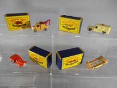 Matchbox Series Moko Lesney - four early period diecast models No 13, 14, 15,