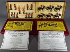 Britains - two Special Edition limited issue sets of Britains soldiers comprising Welsh Guards with