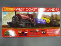 Hornby West Coast Highlander OO gauge train set,