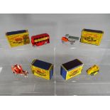 Matchbox Series Moko Lesney - four early period diecast models No 5, 6, 7, 8,