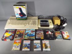 Commodore - A Commodore 64 personal computer with tape deck,