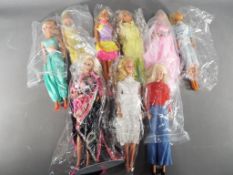 Barbie - eight Barbie dolls and one Barbie's Sister, all fully clothed,