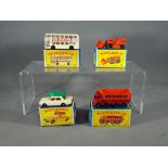 Matchbox, Lesney - Four boxed Matchbox model vehicles.