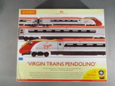 Hornby - an OO gauge boxed set, DCC ready, Virgin Trains Pendolino comprising kitchen first car,