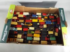 In excess of seventy unboxed diecast model vehicles to include Corgi, Matchbox, Lledo,