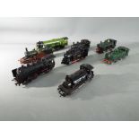 Eight unboxed OO gauge locomotives comprising Triang, Hornby, Jouef and similar, condition varies.