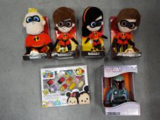Unused Retail Stock - Four boxed Incredibles 2 figures,