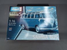 Revell - a 1:16 scale boxed kit, Volkswagen T1 Samba (mini)Bus level 5, #07009,