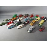 Dinky Toys - A collection of 23 unboxed diecast model vehicles.