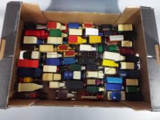 Approximately sixty unboxed diecast model motor vehicles to include Matchbox, Corgi, Lledo,