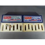 Ducal traditional military figures - two boxed sets each of 6 diecast models,