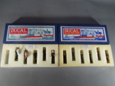 Ducal traditional military figures - two boxed sets each of 6 diecast models,