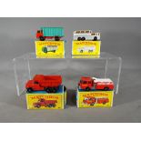 Matchbox, Lesney - Four boxed Matchbox model vehicles.