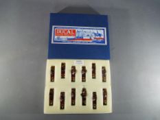 Ducal traditional military figures - a boxed set of 12 diecast models,