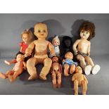 Vintage Dolls - a mixed lot of vintage dolls to include a Pedigree doll with walking motion,