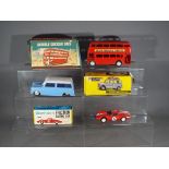 Telsalda, Maks Benkson - A collection of three vintage plastic friction driven vehicles.