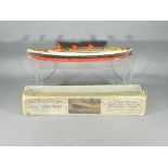 Chad Valley - A boxed Chad Valley "Take to Pieces" model of the RMS Queen Mary Liner.