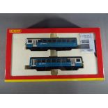 Hornby - an OO gauge boxed set, Arriva two-car pack class 142 op no 142090, blue, # R2700,