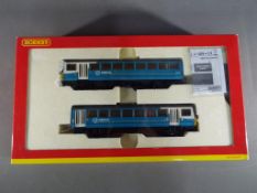 Hornby - an OO gauge boxed set, Arriva two-car pack class 142 op no 142090, blue, # R2700,