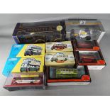 Eight diecast model buses and coaches comprising Corgi and EFE, all appear M in original boxes,