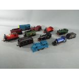 Eight unboxed OO gauge locomotives by Hornby, Triang, Mainline and similar, condition varies.