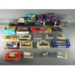 A quantity of boxed diecast model motor vehicles to include Corgi, Matchbox, Majorette,