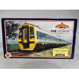 Bachmann Branch Line - an OO gauge two-car set 158 with working lights,