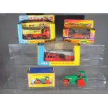 Matchbox, Lesney - Four boxed Matchbox diecast model vehicles.