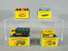 Matchbox, Lesney - Four boxed Matchbox model vehicles.