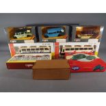 Joal, Corgi - Eight mint and boxed models by Joal and Corgi to include Joal Air France coach,