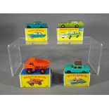 Matchbox, Lesney - Four boxed Matchbox model vehicles.