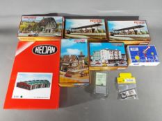 N gauge - A collection of N gauge scenics kits and similar to include Heljan, Vollmer,