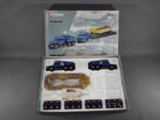 Corgi - A boxed Limited Edition Corgi Heavy Haulage 18002 Pickfords Scammell Contractor (x2) with