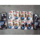 Unused Retail Stock - Eight mint and boxed Star Wars figures and two mint and boxed Batman figures.