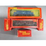 Hornby, Triang - Three boxed Hornby OO gauge locomotives plus accessories.