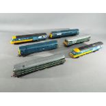 Six unboxed OO gauge diesel locomotives to include Hornby, Triang, Airfix and Lima.