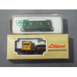 Lilput - A boxed Liliput HO Gauge 38210 Plasser & Theurer Mainline OBW10 weathered in Good