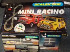Scalextric - a Scalextric Mini Racing Set C1019,