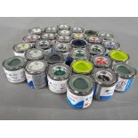 Humbrol - 30 tins of Enamel paint for model makers,