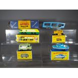 Matchbox, Lesney - Five boxed Matchbox model vehicles.