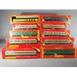 Hornby - ten OO gauge passenger carriages,