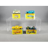 Matchbox, Lesney - Four boxed Matchbox model vehicles.