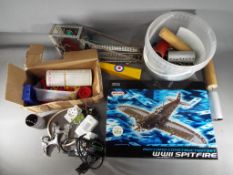 Meccano and others - A boxed Meccano WW2 Spitfire construction set,