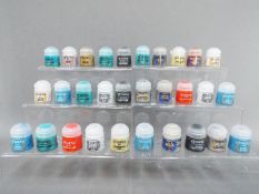 Games Workshop - A collection of thirty various 12 ml Citadel model paints,
