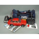 Tamiya - An unboxed and built 1:10 scale Alfa Romeo Giulia Sprint GTA Remote Control Car.